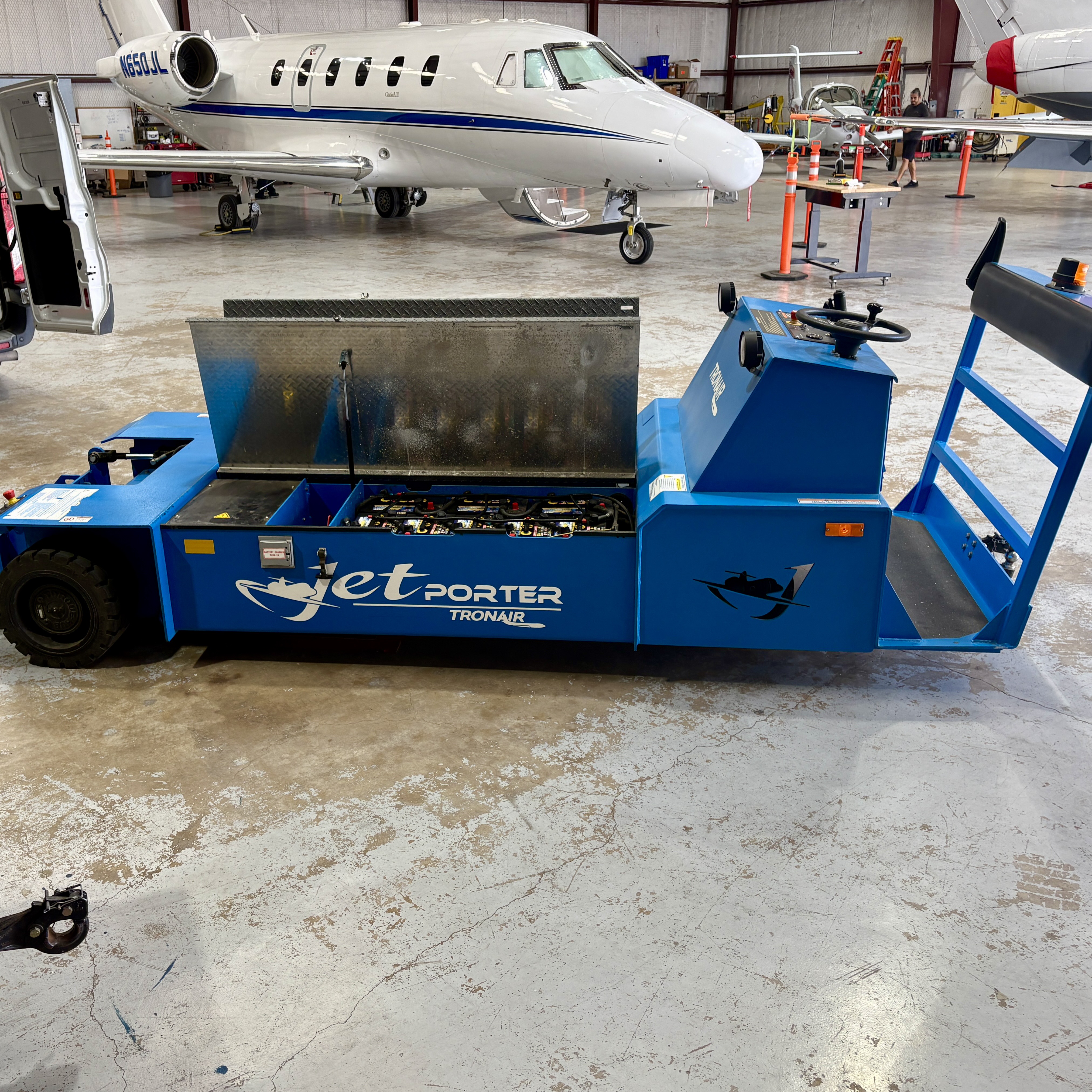 Ground support equipment ready for service